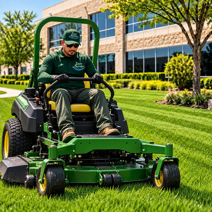 commercial frisco lawn mowing